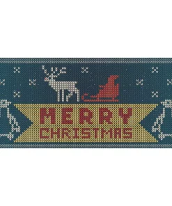 Outdoor Christmas Decorations My Door Decor 7 Ft. X 16 Ft. Christmas Sweater Christmas Garage Door Decor Mural For Double Car Garage