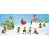 Outdoor Christmas Decorations My Door Decor 7 Ft. X 16 Ft. North Pole Elves-Christmas Garage Door Decor Mural For Double Car Garage