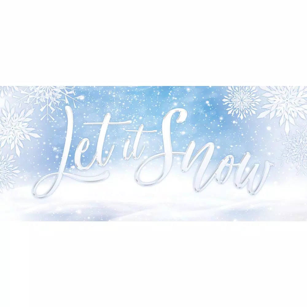 Outdoor Christmas Decorations My Door Decor 7 Ft. X 16 Ft. Let It Snow-Christmas Garage Door Decor Mural For Double Car Garage 1 Outdoor Christmas Decorations My Door Decor 7 Ft. X 16 Ft. Let It Snow-Christmas Garage Door Decor Mural For Double Car Garage