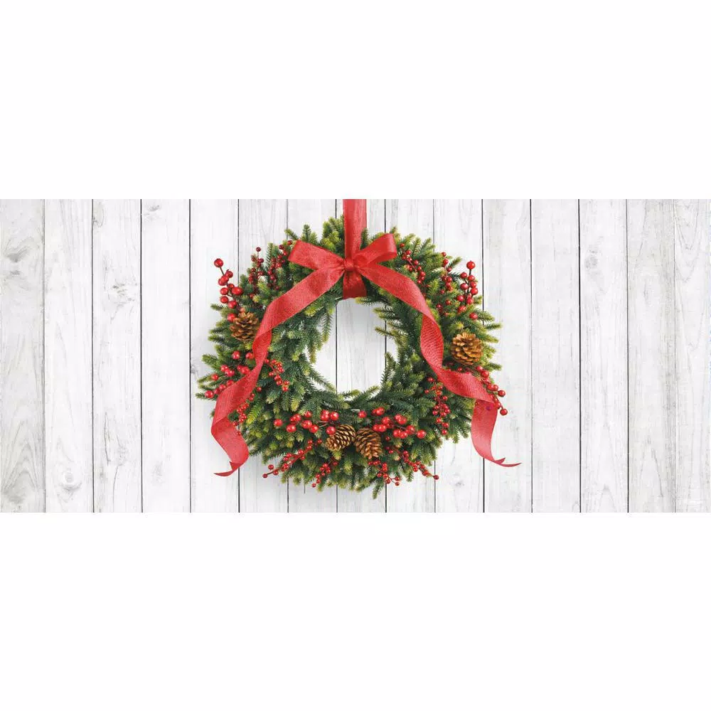 Outdoor Christmas Decorations My Door Decor 7 Ft. X 16 Ft. Christmas Wreath-Christmas Garage Door Decor Mural For Double Car Garage 1 Outdoor Christmas Decorations My Door Decor 7 Ft. X 16 Ft. Christmas Wreath-Christmas Garage Door Decor Mural For Double Car Garage
