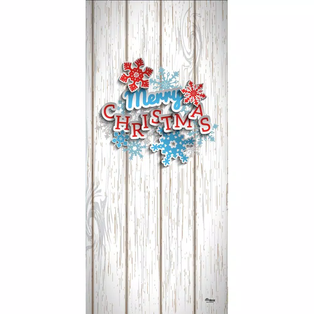 Outdoor Christmas Decorations My Door Decor 36 In. X 80 In. Santa’s Reindeer Barn-Christmas Front Door Decor Mural 1 Outdoor Christmas Decorations My Door Decor 36 In. X 80 In. Santa’s Reindeer Barn-Christmas Front Door Decor Mural