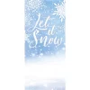 Outdoor Christmas Decorations My Door Decor 36 In. X 80 In. Let It Snow-Christmas Front Door Decor Mural
