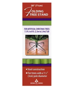 Christmas Tree Decorations National Tree Company 28 In. Metal Folding Tree Stand