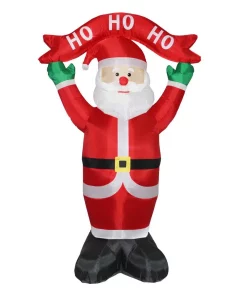 Outdoor Christmas Decorations National Tree Company 8 Ft. Inflatable Ho, Ho, Ho Santa