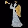 Outdoor Christmas Decorations National Tree Company 60 In. Angel Decoration With LED Lights