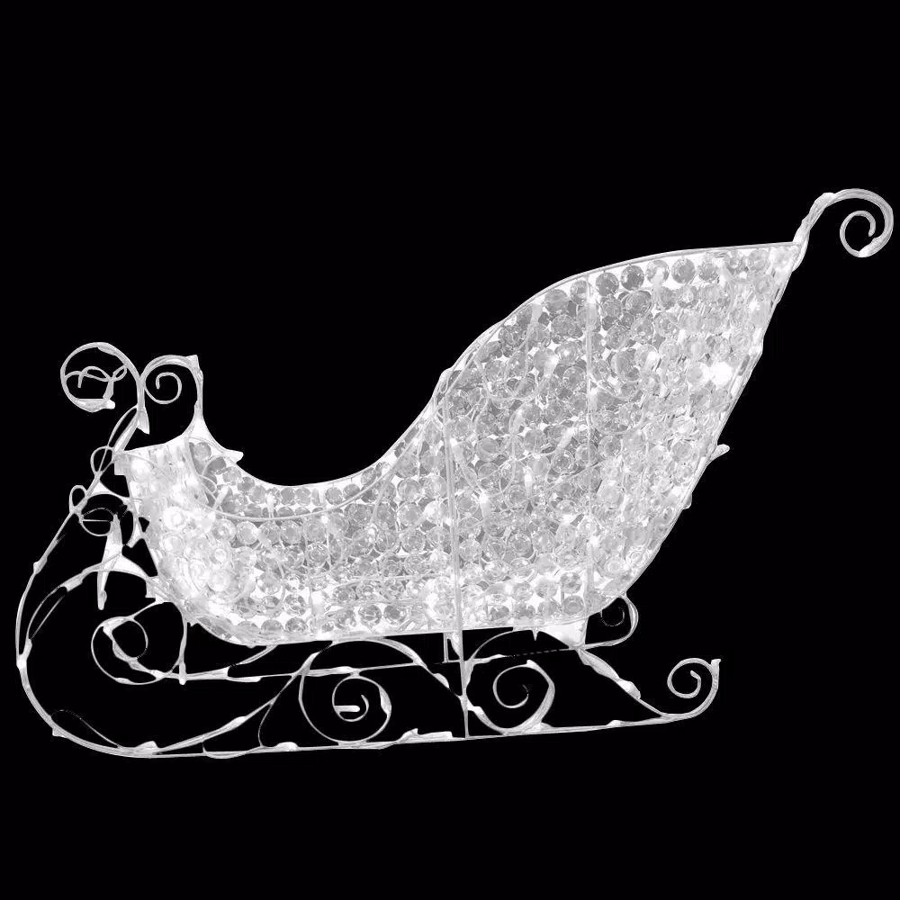 Outdoor Christmas Decorations National Tree Company 60 In. Santa’s Sleigh With LED Lights 1 Outdoor Christmas Decorations National Tree Company 60 In. Santa’s Sleigh With LED Lights