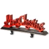 Indoor Christmas Decorations National Tree Company 18 In. Polyresin Merry Christmas Red Decor Includes Base And Hooks