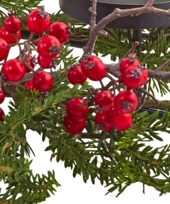 Indoor Christmas Decorations Nearly Natural 6.5 In. Berry And Pine Triple Candleabrum 5 Indoor Christmas Decorations Nearly Natural 6.5 In. Berry And Pine Triple Candleabrum -Christmas Tree Decorations Shop nearly natural christmas candles holders 4887 4f 1000