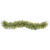 Christmas Greenery Nearly Natural 6 Ft. Pre-Lit Christmas Pine Artificial Garland With 50 Warm White LED Lights And Pine Cones