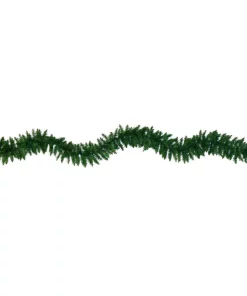 Christmas Greenery Nearly Natural 9 Ft. Battery Operated Pre-lit Artificial Christmas Pine Garland With 50 Warm White LED Lights 7 Christmas Greenery Nearly Natural 9 Ft. Battery Operated Pre-lit Artificial Christmas Pine Garland With 50 Warm White LED Lights -Christmas Tree Decorations Shop nearly natural christmas garland w1100 4f 1000
