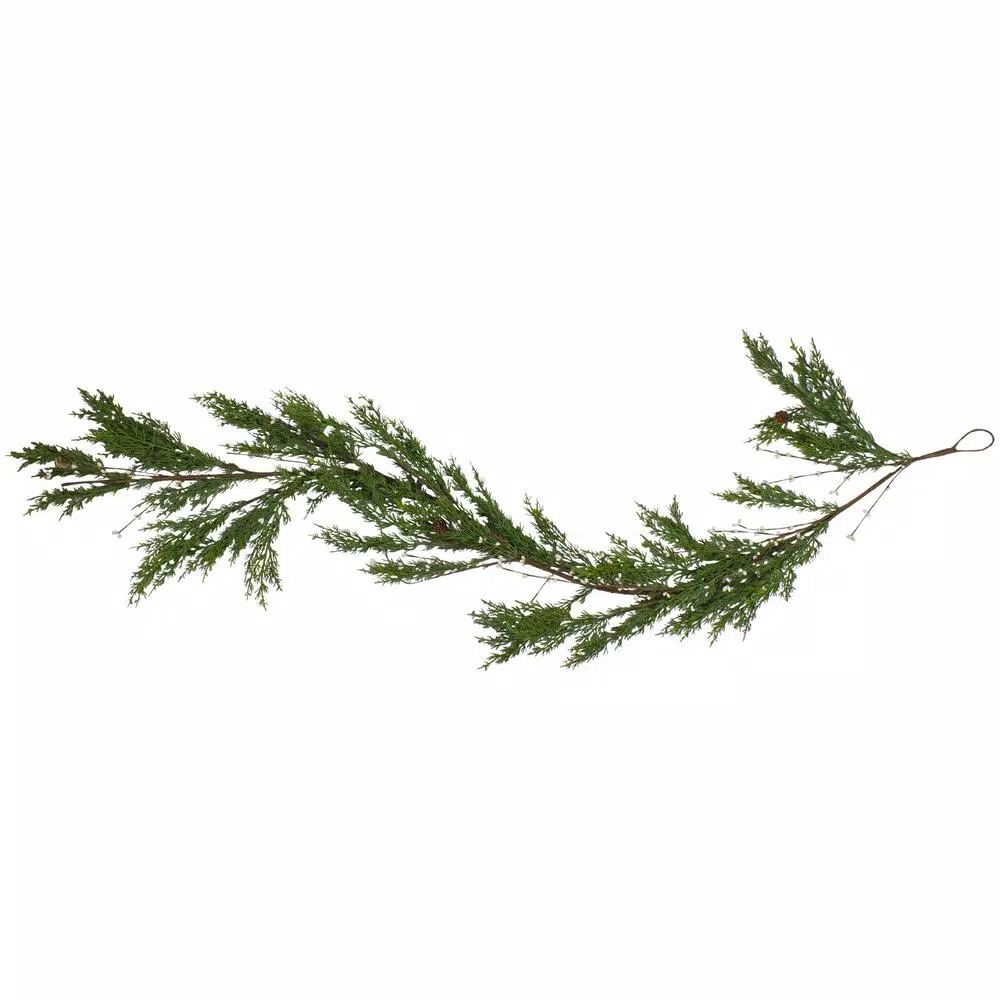 Christmas Greenery Northlight 72 In. Green Cypress Unlit Artificial Christmas Garland With Black Grape Berries 1 Christmas Greenery Northlight 72 In. Green Cypress Unlit Artificial Christmas Garland With Black Grape Berries