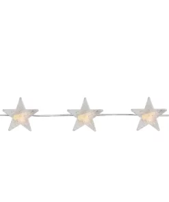 Northlight 20-Light LED Warm White Star Micro Fairy Christmas Lights With 6 Ft. Copper Wire