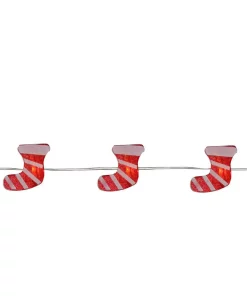 Christmas Lights Northlight 20-Light LED Warm White Christmas Stocking Fairy Lights With 6 Ft. Copper Wire