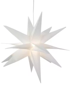 Christmas Lights Northlight 22 In. White LED Lighted Foldable Moravian Star Hanging Christmas Decoration