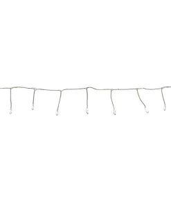 Northlight 40-Light LED Pure White Fairy Christmas Lights With Remote Control 6 Ft.