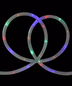 Christmas Lights Northlight 18 Ft. LED Multi-Color Indoor/Outdoor Christmas Rope Lights With 2 In. Bulb Spacing