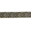 Christmas Tree Decorations Northlight 2.5 In. X 16 Yds. Black And Gold Damask Christmas Wired Craft Ribbon