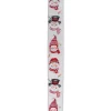 Christmas Tree Decorations Northlight 2.5 In. X 16 Yds. White And Red Winter Snowman Wired Craft Ribbon