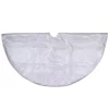 Christmas Tree Decorations Northlight 48 In. White Iridescent Holographic Glittered Christmas Tree Skirt
