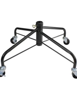 Christmas Tree Decorations Northlight Black Metal Rolling Christmas Tree Stand For 6.5 Ft. To 7.5 Ft. Artificial Trees – 1.25 In. Pole Diameter