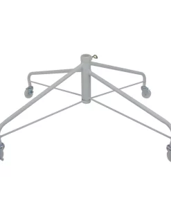 Christmas Tree Decorations Northlight White Metal Rolling Christmas Tree Stand For 9 Ft. To 12 Ft. Artificial Trees