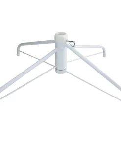 Christmas Tree Decorations Northlight White Metal Christmas Tree Stand For 6.5 Ft. To 7.5 Ft. Artificial Trees