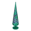 Christmas Tree Decorations Northlight 15 In. Regal Peacock Green With Teal Purple And Blue Glitter Gem Glass Finial Christmas Tree Topper