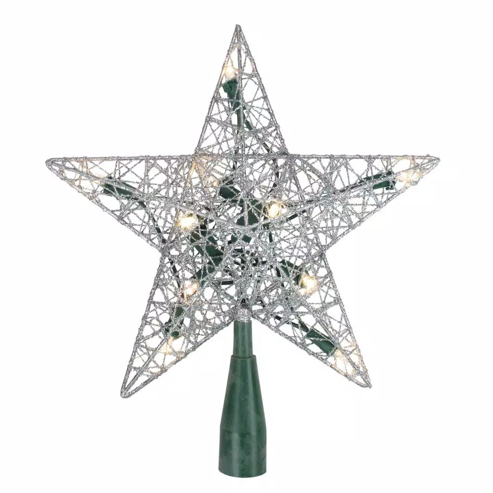 Christmas Tree Decorations Northlight 9 In. Lighted Silver Wire Star Christmas Tree Topper- Clear LED Lights 1 Christmas Tree Decorations Northlight 9 In. Lighted Silver Wire Star Christmas Tree Topper- Clear LED Lights