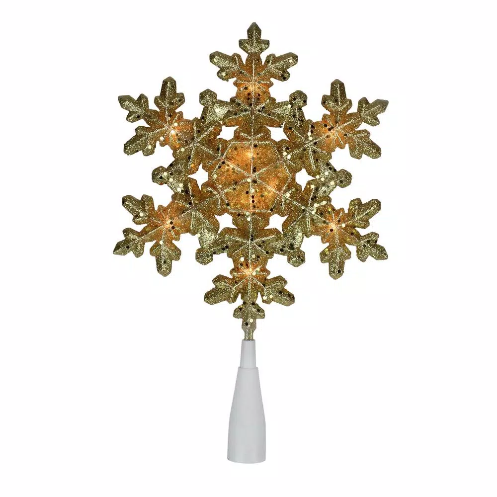 Christmas Tree Decorations Northlight 12.75 In. Lighted Gold Snowflake Christmas Tree Topper With Clear Lights 1 Christmas Tree Decorations Northlight 12.75 In. Lighted Gold Snowflake Christmas Tree Topper With Clear Lights