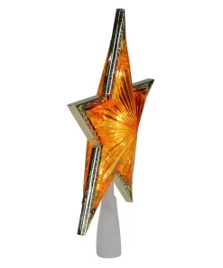 Christmas Tree Decorations Northlight 9 In. Gold And Amber Crystal 5 Point Star Christmas Tree Topper -Christmas Tree Decorations Shop northlight christmas tree toppers 33406539 4f 1000