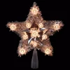 Christmas Tree Decorations Northlight 9 In. Lighted Silver Tinsel Star Christmas Tree Topper In Clear Lights