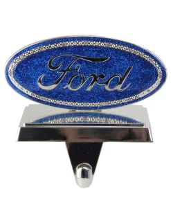 Indoor Christmas Decorations Northlight 3 In. Christmas Officially Licensed Iconic Ford Logo Silver Plated Weighted Stocking Holder