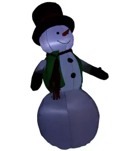 Outdoor Christmas Decorations Sunnydaze Decor 6.8 Ft. Holly Jolly Snowman Outdoor Inflatable Decoration -Christmas Tree Decorations Shop sunnydaze decor christmas inflatables lde 954 1f 1000