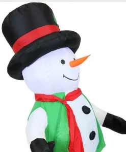 Outdoor Christmas Decorations Sunnydaze Decor 6.8 Ft. Holly Jolly Snowman Outdoor Inflatable Decoration -Christmas Tree Decorations Shop sunnydaze decor christmas inflatables lde 954 44 1000