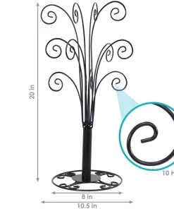 Christmas Tree Decorations Sunnydaze Decor Gloria 20 In. Tall Black Metal Christmas Ornament Stand -Christmas Tree Decorations Shop sunnydaze decor christmas ornaments hmi 641 4f 1000