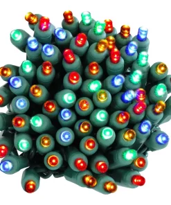 Christmas Lights Sunnydaze Decor 22 Ft. 5 Mm W Angle 70-Count Multi-Seasonal Decor LED String Lights – Multi Color