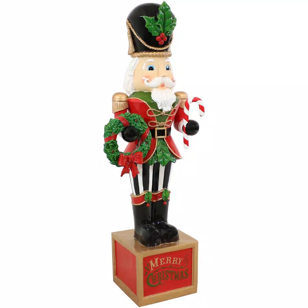 Outdoor Christmas Decorations Sunnydaze Decor 48 In. Christmas Nutcracker Indoor/Outdoor Statue 1 Outdoor Christmas Decorations Sunnydaze Decor 48 In. Christmas Nutcracker Indoor/Outdoor Statue
