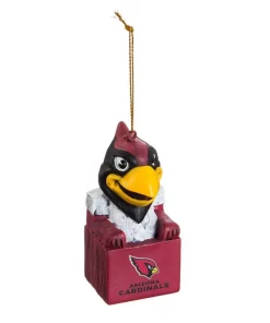 Christmas Tree Decorations Team Sports America Arizona Cardinals 1-1/2 In. NFL Mascot Tiki Totem Christmas Ornament