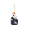 Christmas Tree Decorations Team Sports America Denver Broncos 1-1/2 In. NFL Mascot Tiki Totem Christmas Ornament