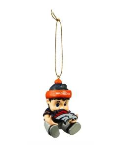 Christmas Tree Decorations Team Sports America Denver Broncos 2 In. NFL New Lil Fan Christmas Ornament