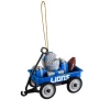 Christmas Tree Decorations Team Sports America Detroit Lions 1-3/4 In. NFL Team Wagon Christmas Ornament