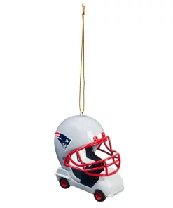 Christmas Tree Decorations Team Sports America New England Patriots 3 In. NFL Field Car Christmas Ornament