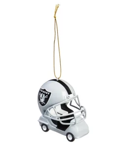 Christmas Tree Decorations Team Sports America Oakland Raiders 3 In. NFL Field Car Christmas Ornament
