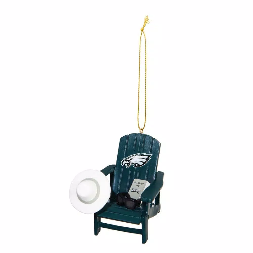 Christmas Tree Decorations Team Sports America Philadelphia Eagles 3-1/2 In. NFL Adirondack Chair Christmas Ornament 1 Christmas Tree Decorations Team Sports America Philadelphia Eagles 3-1/2 In. NFL Adirondack Chair Christmas Ornament