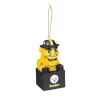 Christmas Tree Decorations Team Sports America Pittsburgh Steelers 1-1/2 In. NFL Mascot Tiki Totem Christmas Ornament