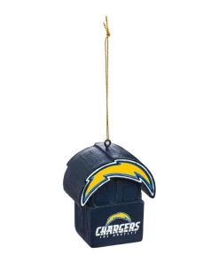 Christmas Tree Decorations Team Sports America Los Angeles Chargers 1-1/2 In. NFL Mascot Tiki Totem Christmas Ornament
