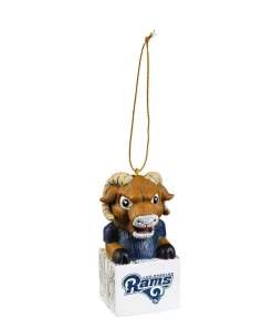 Christmas Tree Decorations Team Sports America Los Angeles Rams 1-1/2 In. NFL Mascot Tiki Totem Christmas Ornament