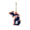 Christmas Tree Decorations Team Sports America Detroit Tigers 5 In. MLB Team State Christmas Ornament