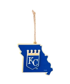 Christmas Tree Decorations Team Sports America Kansas City Royals 5 In. MLB Team State Christmas Ornament