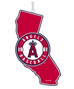 Christmas Tree Decorations Team Sports America Los Angeles Angels Of Anaheim 5 In. MLB Team State Christmas Ornament